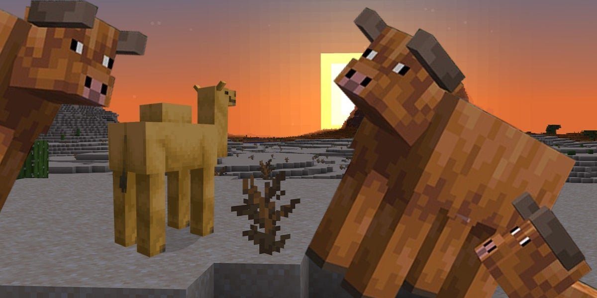 Minecraft now has new cow variants, shrubbery fireflies, and "bush" for public testing