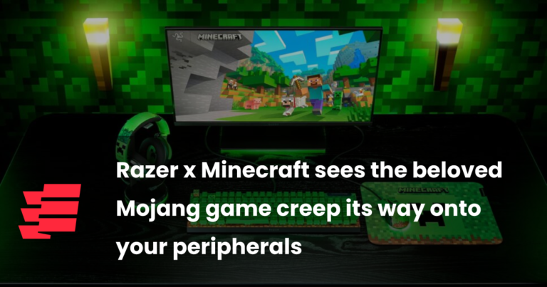 Razer x Minecraft sees the beloved Mojang game creep its way onto your peripherals