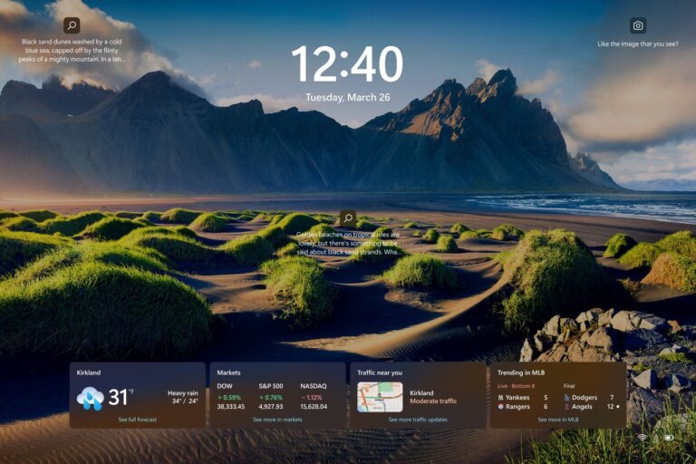 Windows 11 lock screen widgets get a much-needed boost, while desktop pinning remains ignored