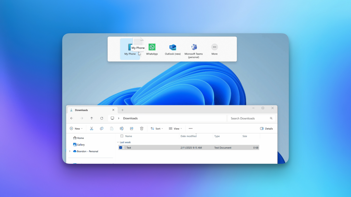 Windows Is Testing a New Feature That Makes Sharing Files Much Easier