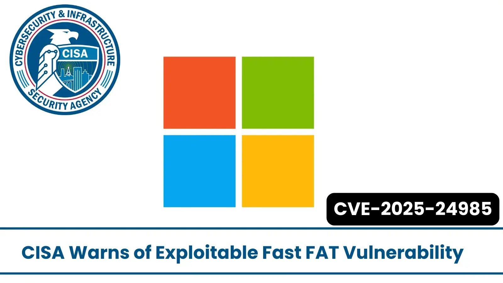 CISA Warns of Exploitable Fast FAT Vulnerability in Microsoft Windows