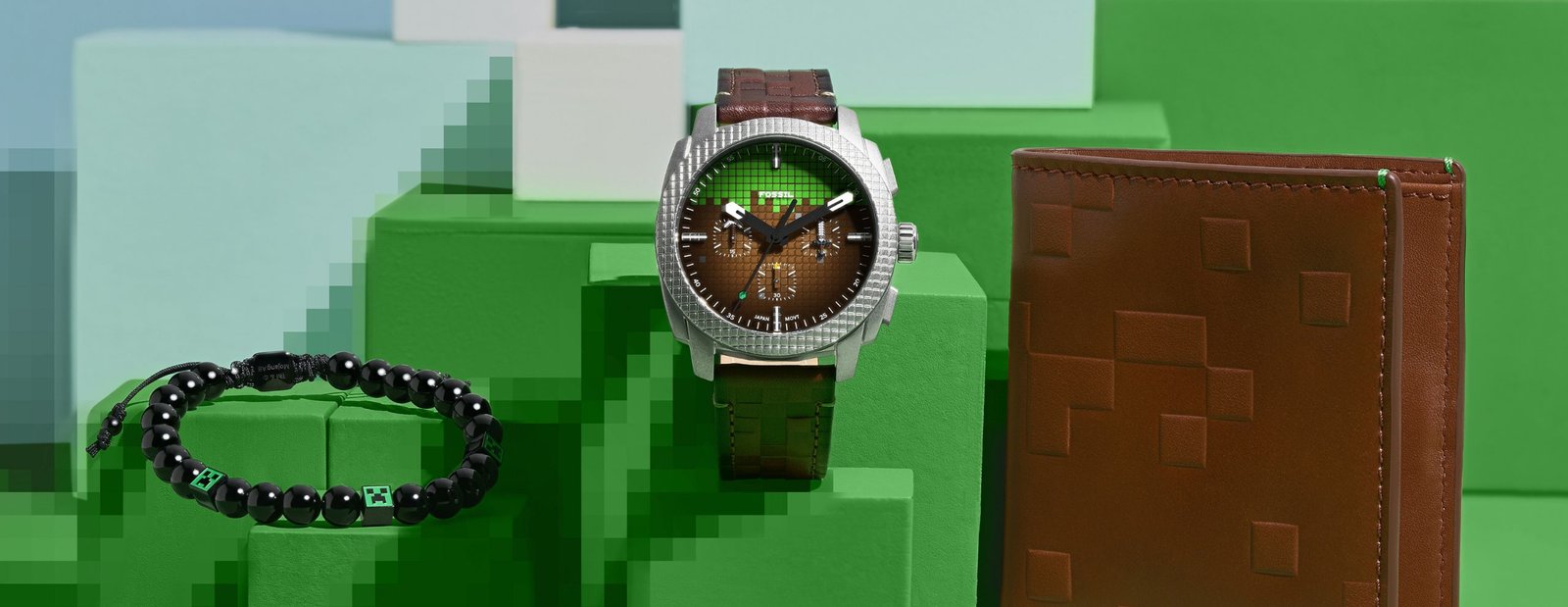 Fossil unveils special-edition collection for fans of Minecraft