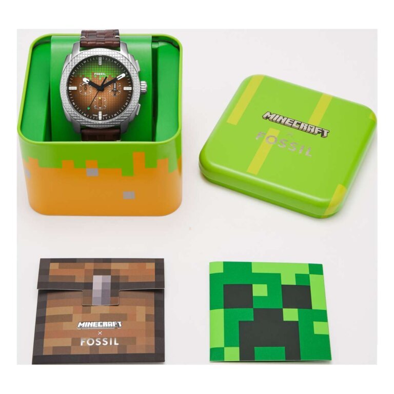 Fossil unveils special-edition collection inspired by the world of Minecraft