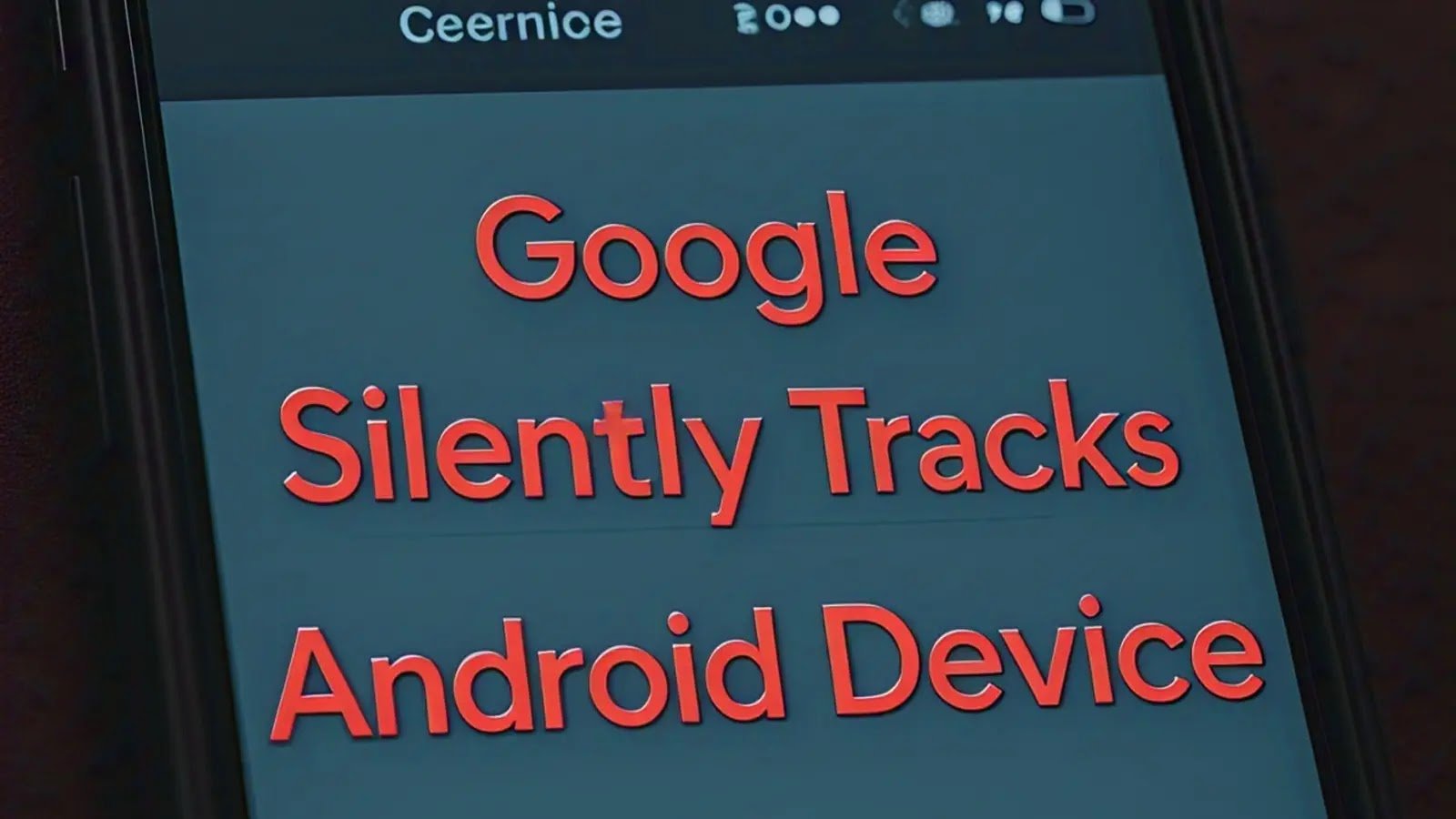 Google Silently Tracks Android Device Even No Apps Opened by User