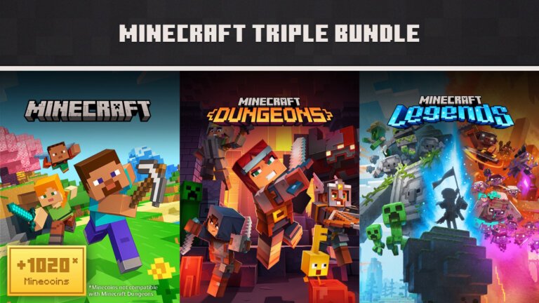 Minecraft Triple Bundle for Nintendo Switch