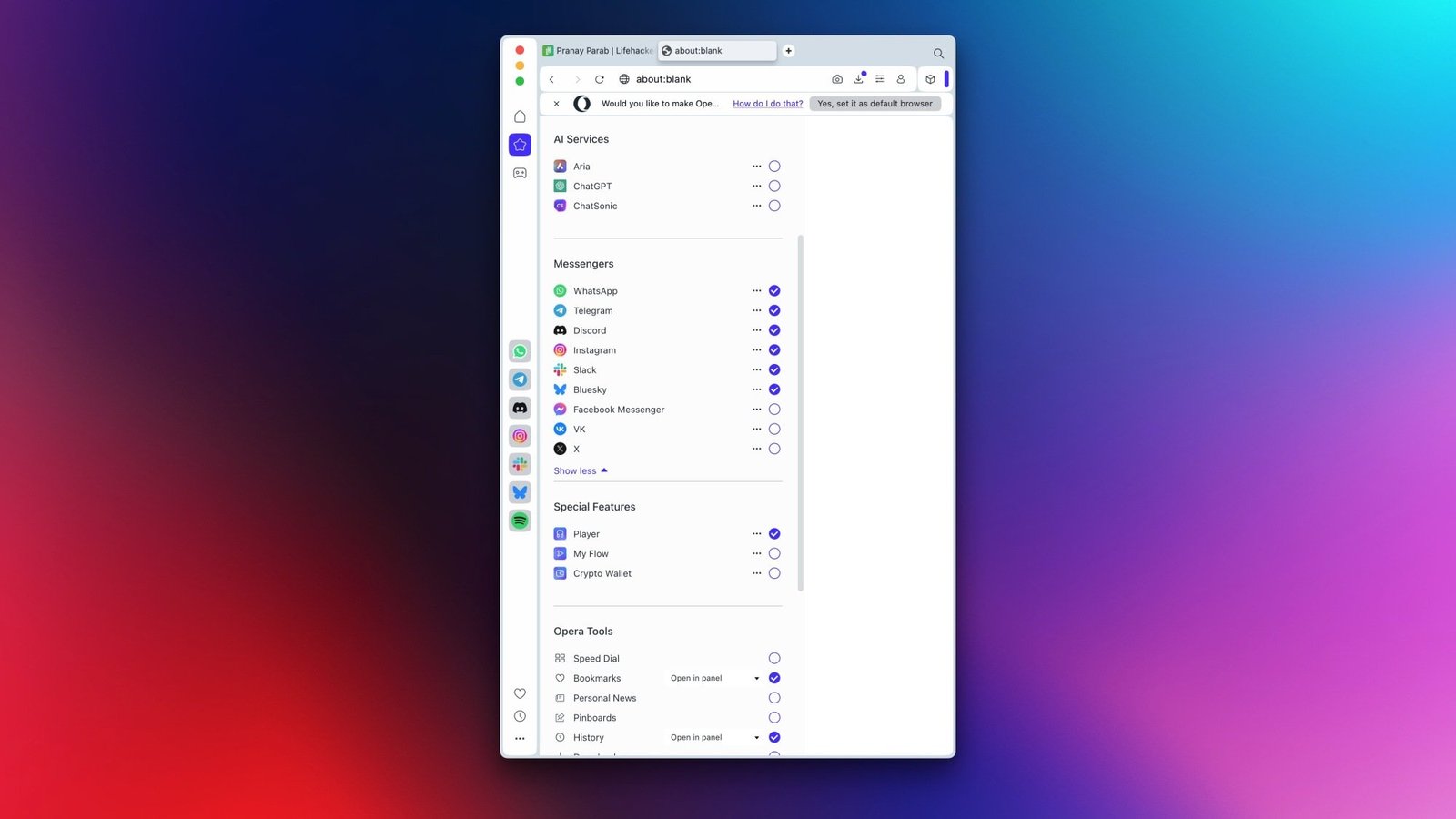 Other Browsers Need to Steal Opera’s Multitasking Sidebar