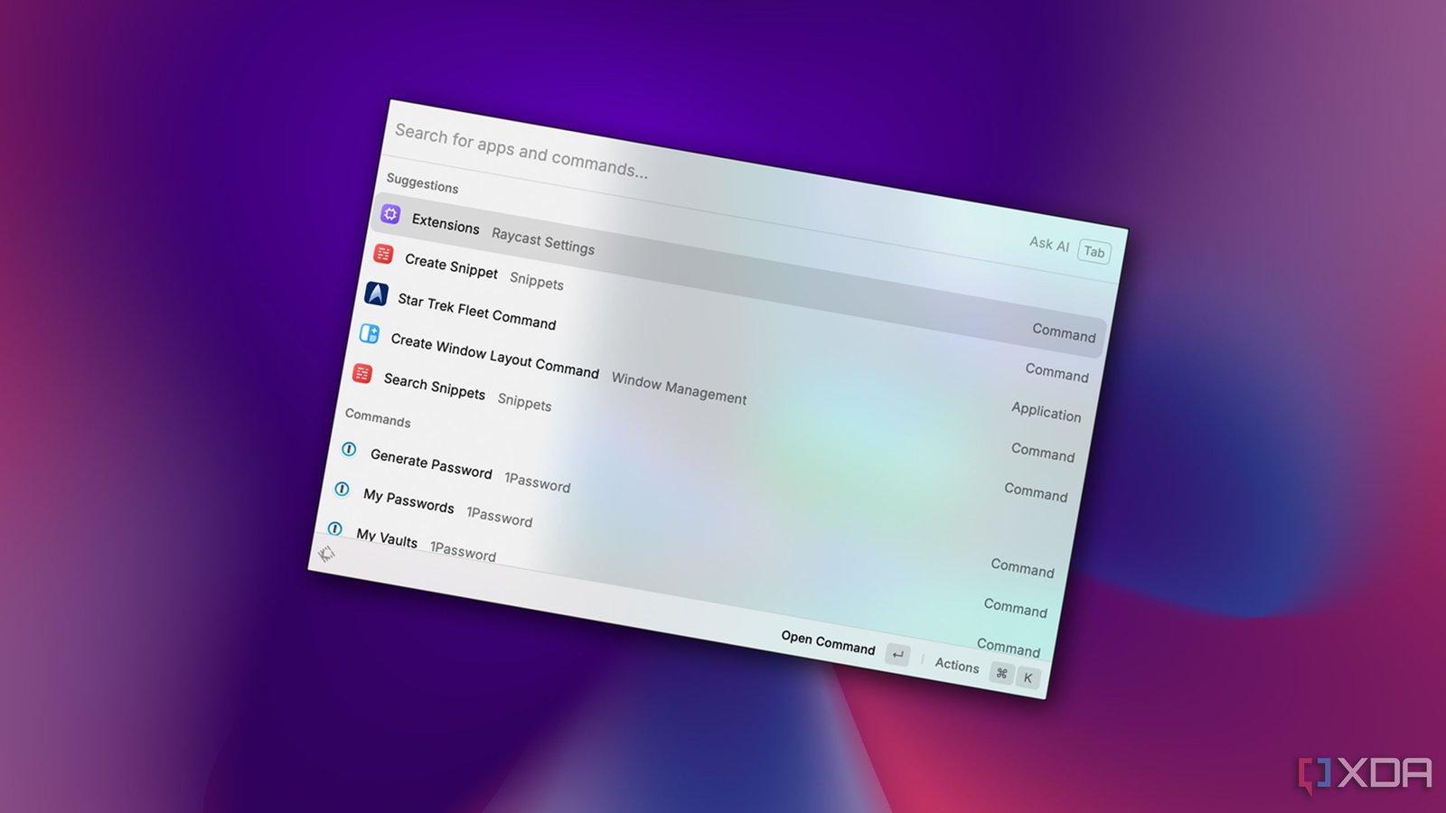 Raycast is a better launcher than anything on Windows