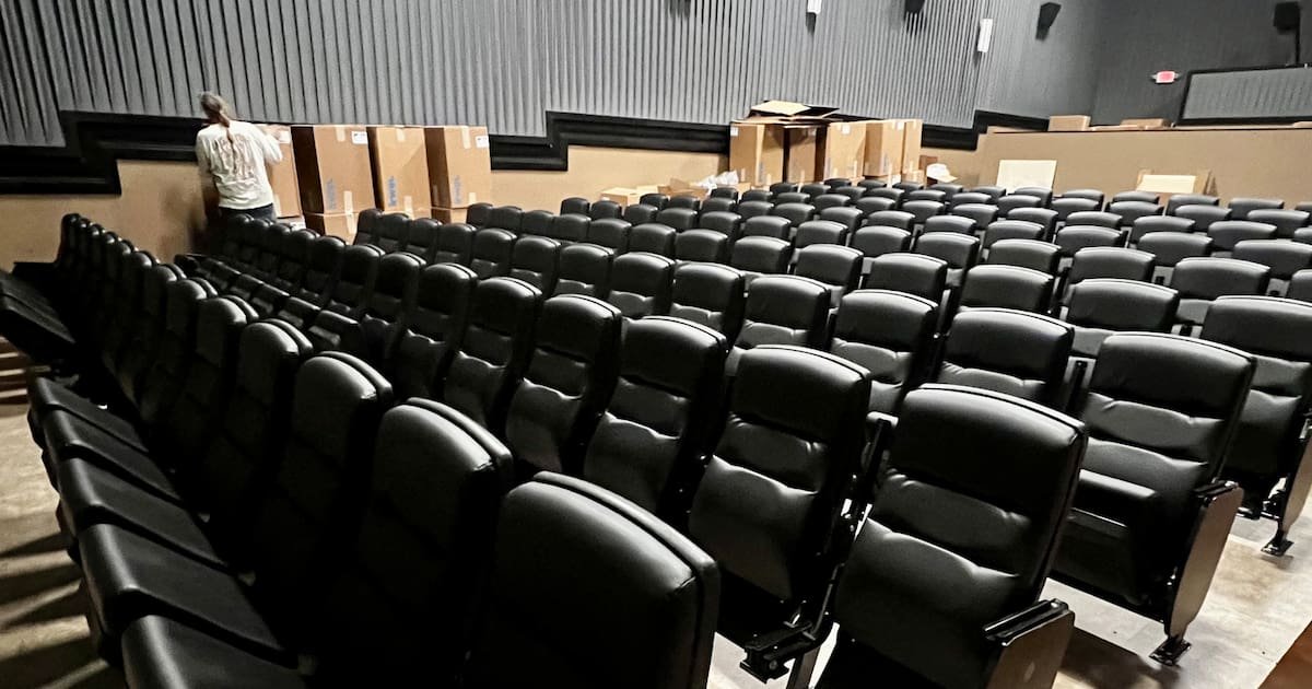 Sterling Theater upgrading seating, preparing for ‘Minecraft’ movie pajama party