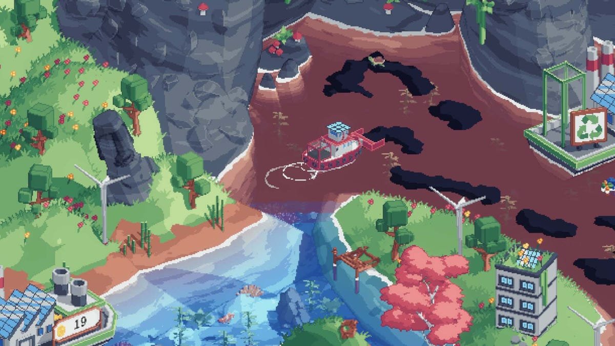 The World Is A Mess, But This New Tiny Boat Game Lets You Clean It Up