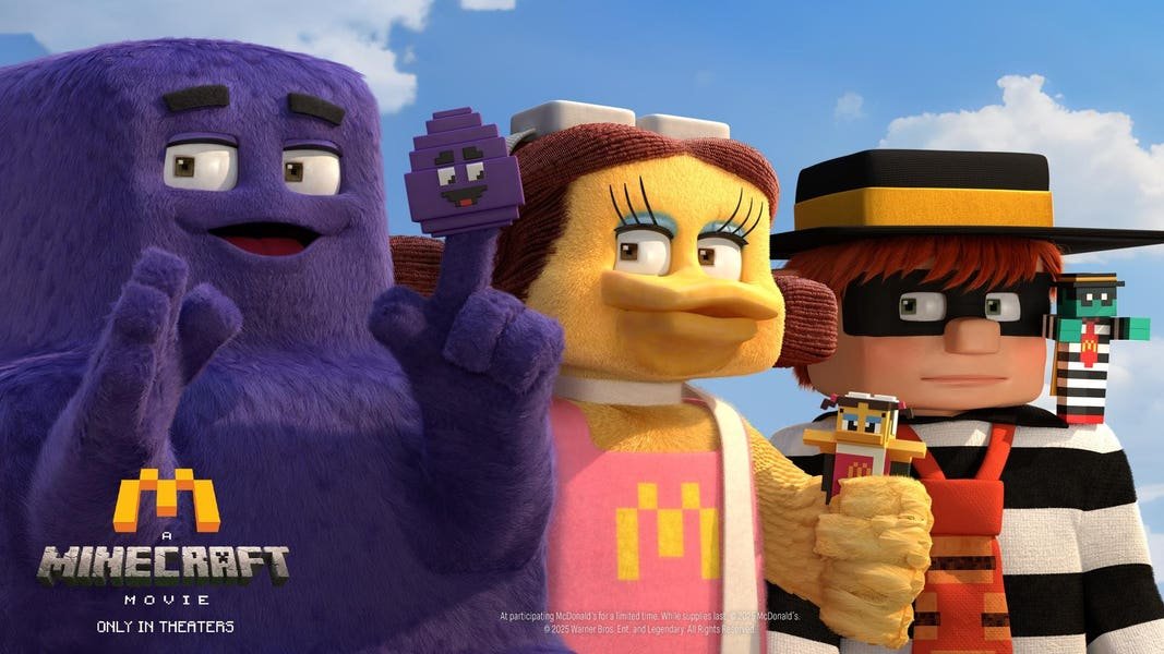 Why McDonald’s Minecraft Movie Meal Is A Generational Block Party