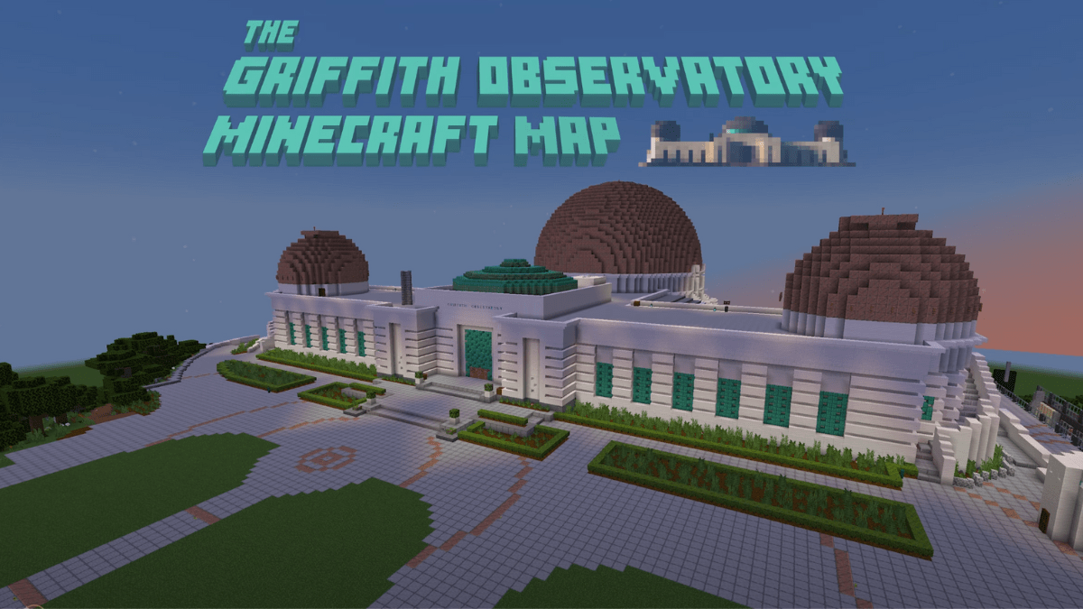 Griffith Observatory recreated in Minecraft. How you can play the map