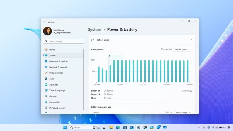 How to check apps draining the most battery on Windows 11