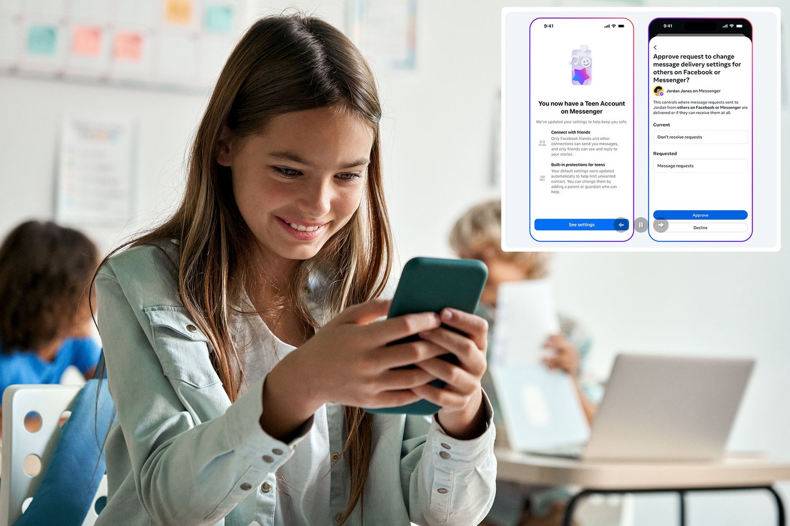 Meta adds new age-based restrictions to Facebook, Messenger to curb...