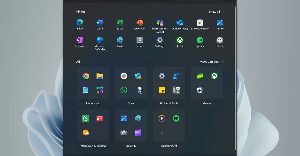 Microsoft’s new Windows 11 Start menu is bigger and fixes a major pain point