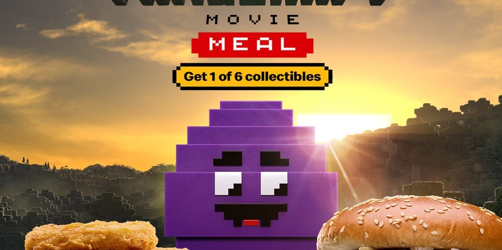 'Minecraft' movie-themed meals, collectibles coming to a McDonald's near you. What to know