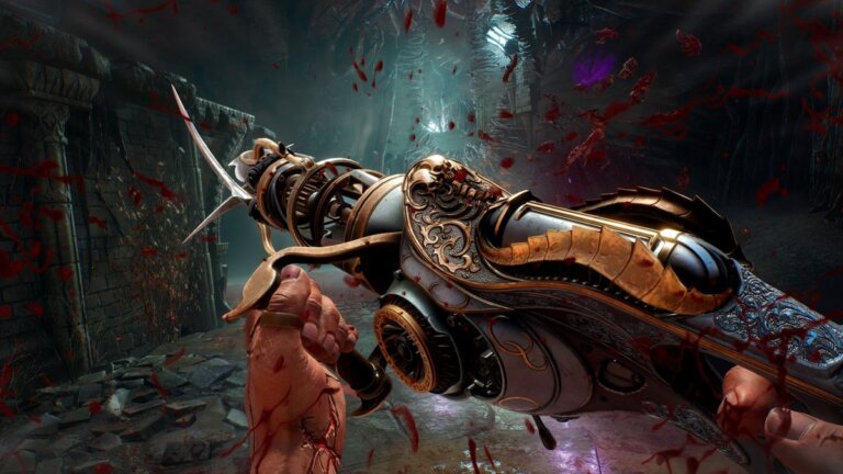 Painkiller's new weapons trailer gives us a good look at the reboot's guns, and I'm delighted to see that its iconic stake launcher still skewers enemies to walls