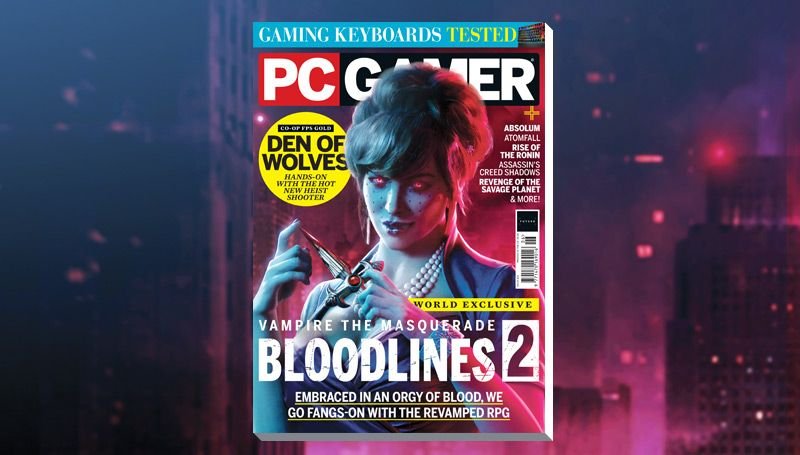 PC Gamer magazine's new issue is on sale now: Vampire: The Masquerade