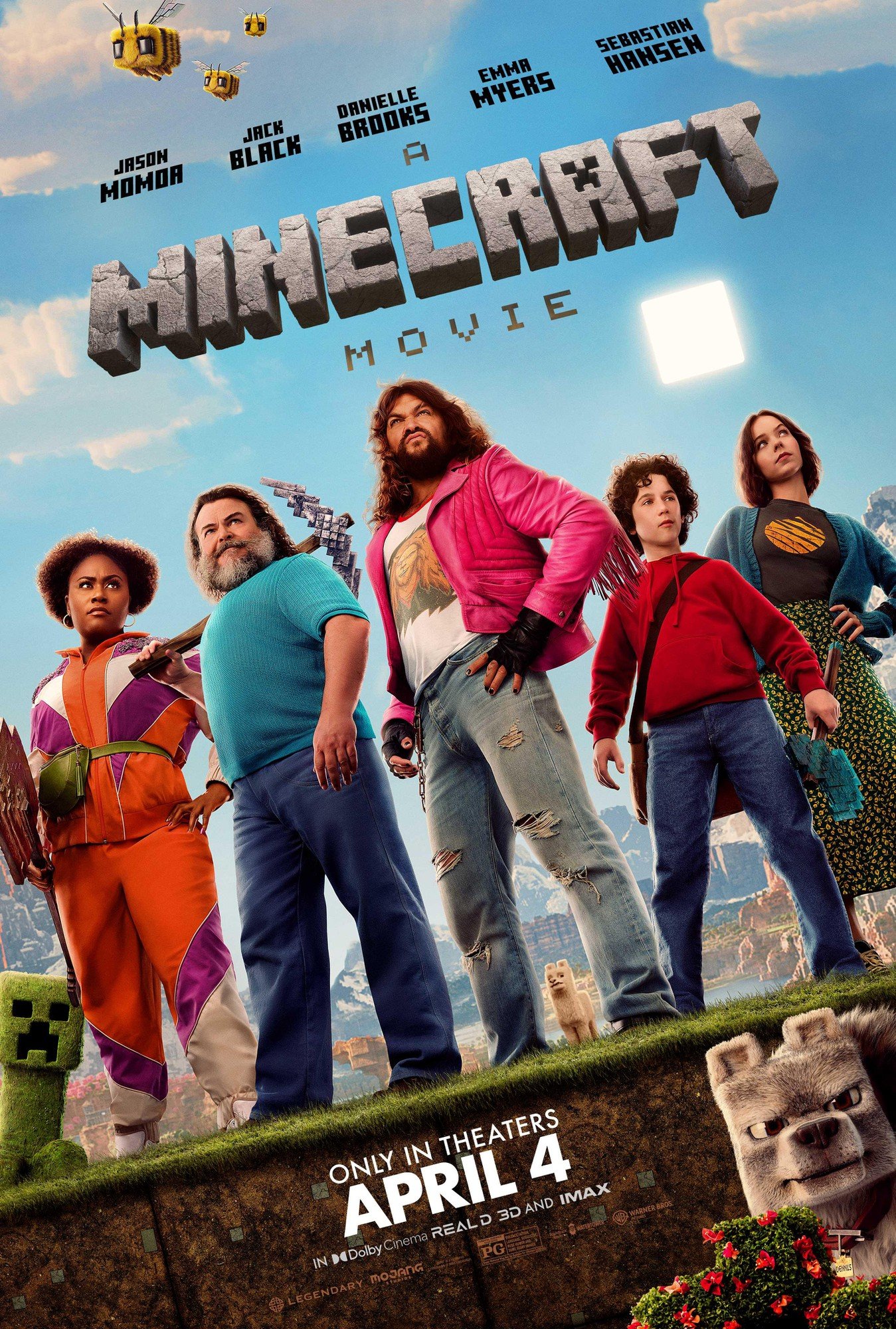 Review: Riding high on memes: ‘A Minecraft Movie’ brings silly, blocky chaos