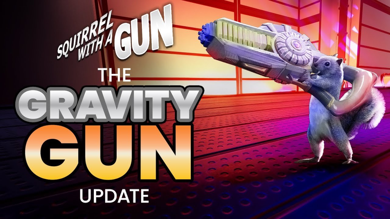 Squirrel with a Gun is finally a real PC game with its Gravity Gun update!