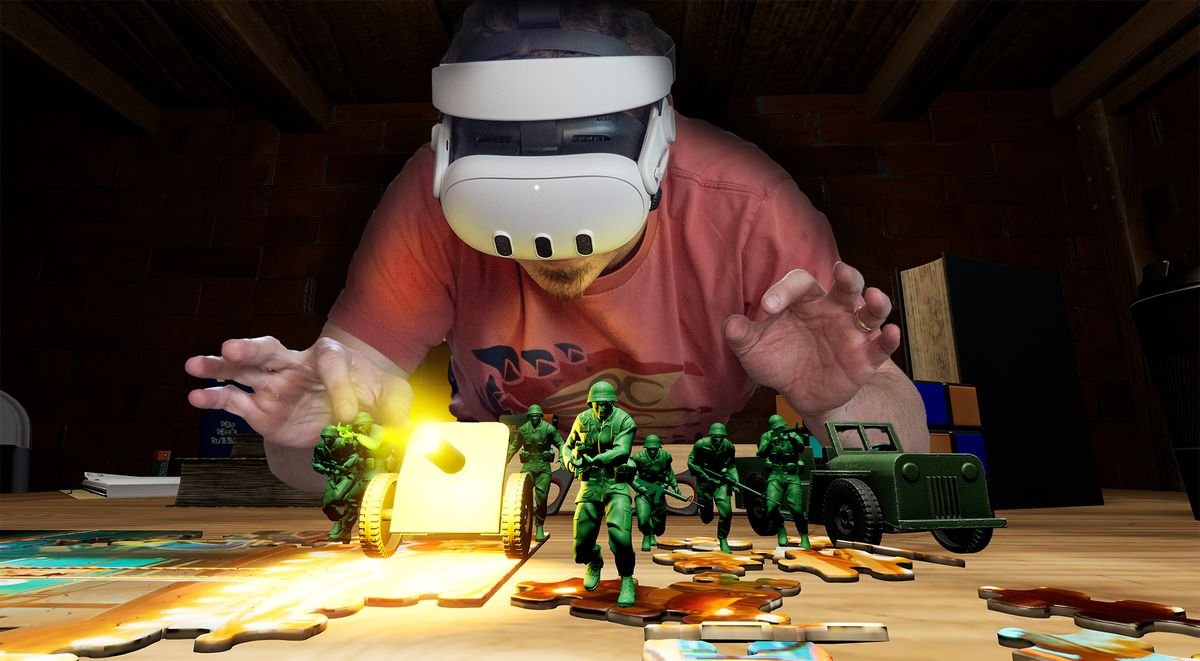 VR brought out the kid in me again