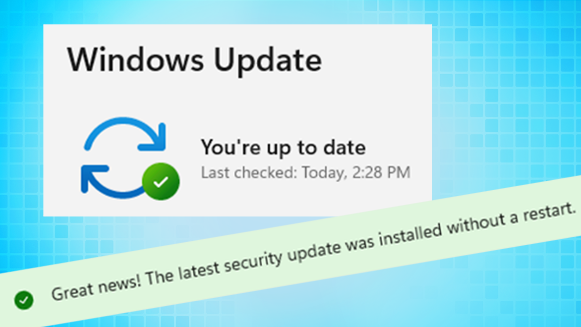 Windows 11 Enterprise machines can now get updates while you work—no reboot required