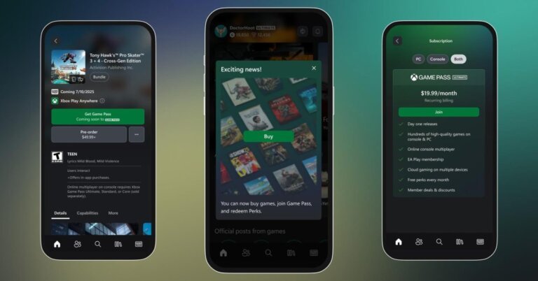 Xbox app for Android & iOS will soon be able to buy games, remote play moving to web