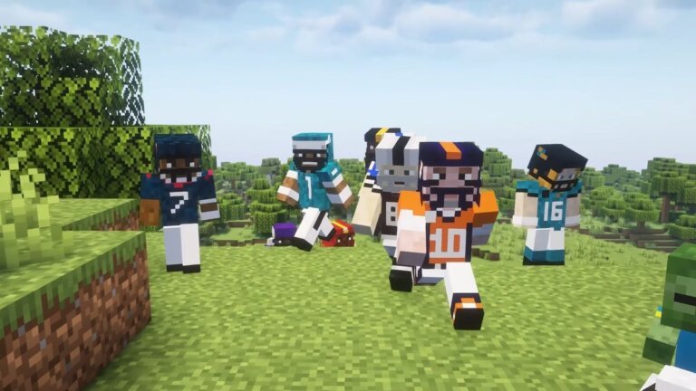 An NFL team just used Minecraft to announce its 2025-26 football schedule, because why not?