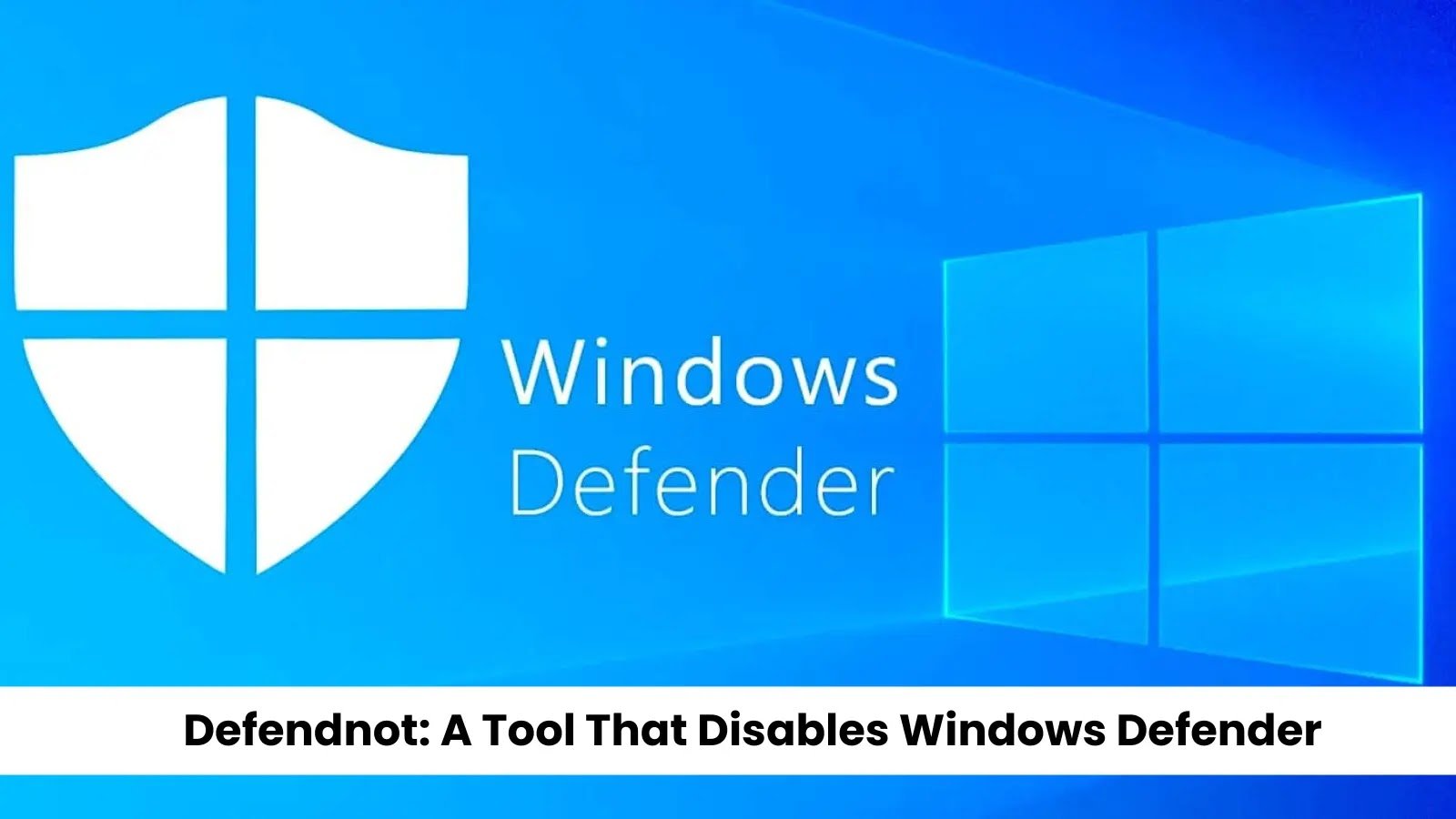 Defendnot: A Tool That Disables Windows Defender by Registering as an Antivirus
