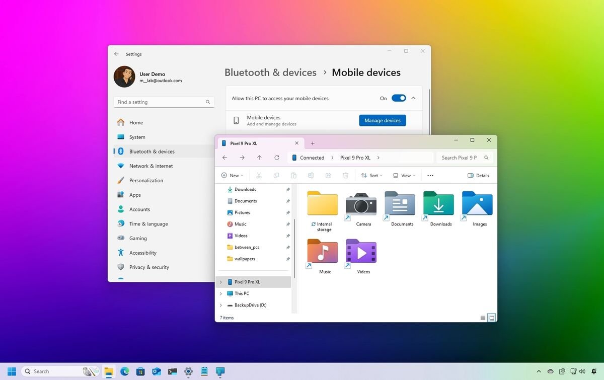 How to browse your Android storage on Windows 11 without any USB cables