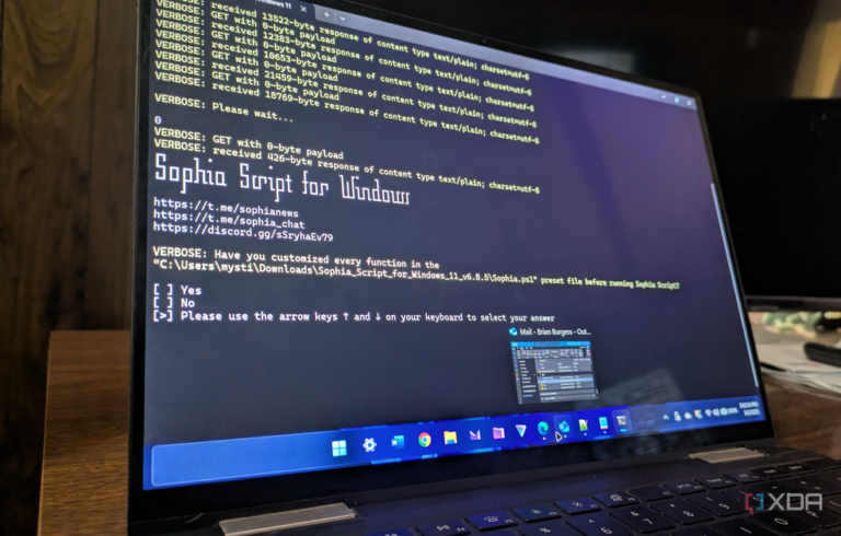 I used Sophia Script to take back control of Windows 11, and I wish I did it sooner