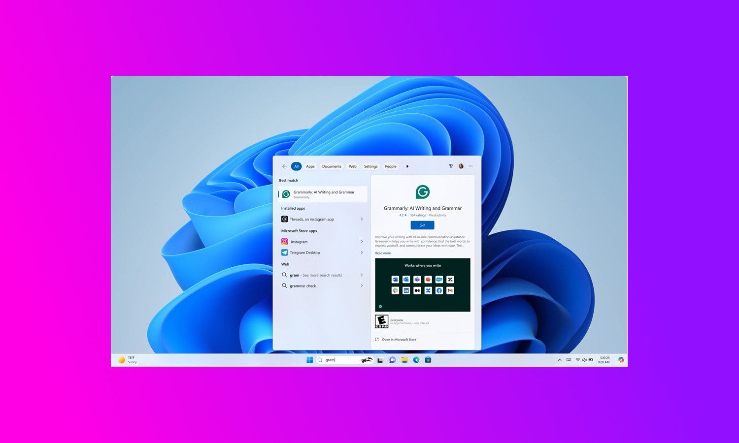 Microsoft is giving Windows 11 users the option to install apps directly from the Start menu