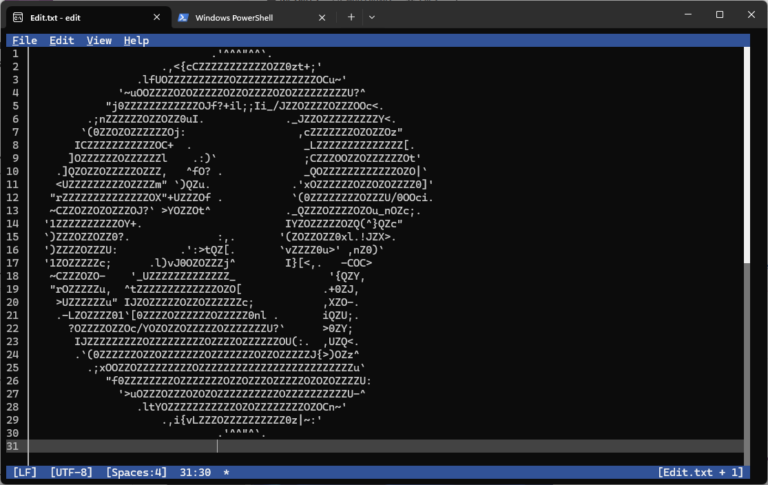 Microsoft revives DOS-era Edit in a modern shell