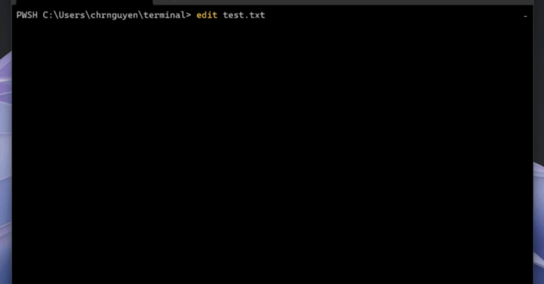 Microsoft’s Edit on Windows is a new command line text editor