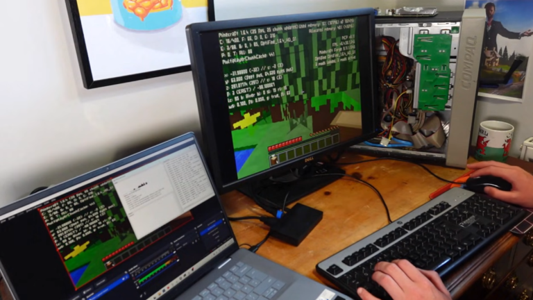 Minecraft runs on 8MB of VRAM using a 20-year-old GPU