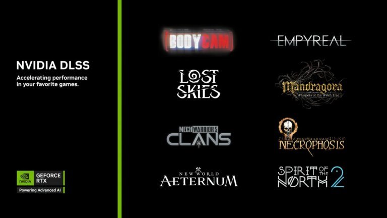 NVIDIA DLSS 4 Multi Frame Generation Is Coming Soon to MechWarrior 5: Clans and New World: Aeternum