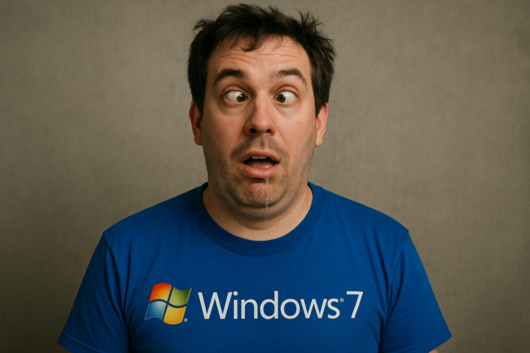 Only a fool still uses Windows 7