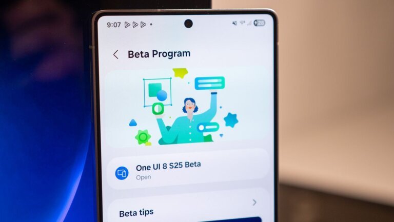 Samsung is rolling out its first One UI 8 beta for the Galaxy S25 series