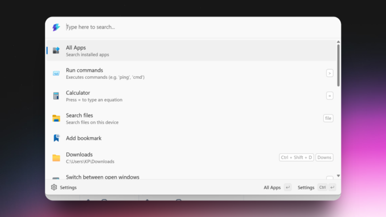 Screw the Windows Search Bar, and Use Command Palette Instead
