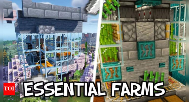 Top 5 essential farms for a survival world in Minecraft | Esports News