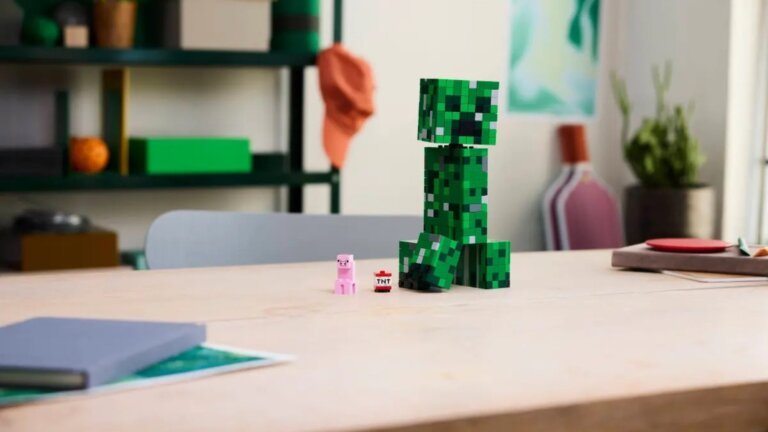 Watch Out! LEGO Unveils New Minecraft 8” Tall The Creeper Set