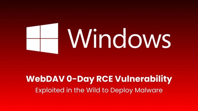 APT Hackers Exploited WebDAV 0-Day RCE Vulnerability in the Wild to Deploy Malware