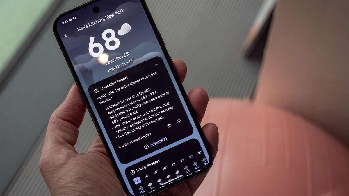 Google testing Generative AI weather summaries for Search