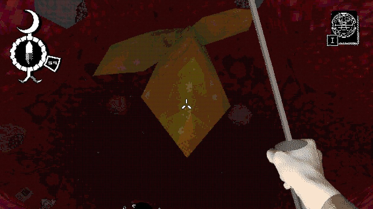 I defeated a bird by talking to it about the Bible in this lo-fi first-person RPG where you're a 19th century daemon summoner