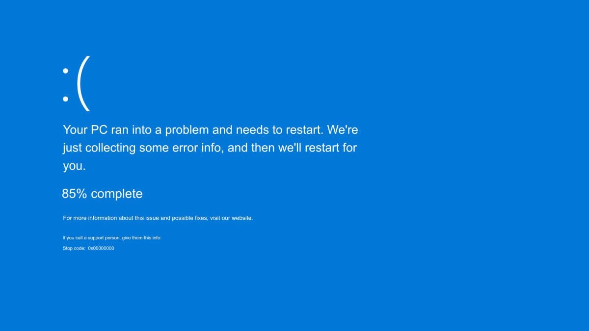 Microsoft Officially Retires 'Blue Screen of Death' After 40 Years of Frowny-Faces
