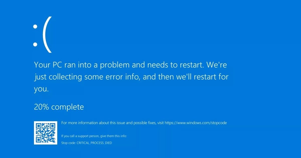 Microsoft Officially Retires the "Blue Screen of Death" After 40 Years