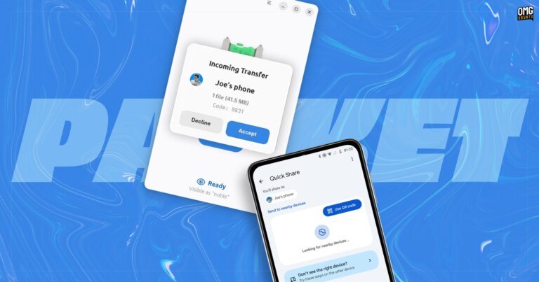 Packet is an Android Quick Share App for Linux