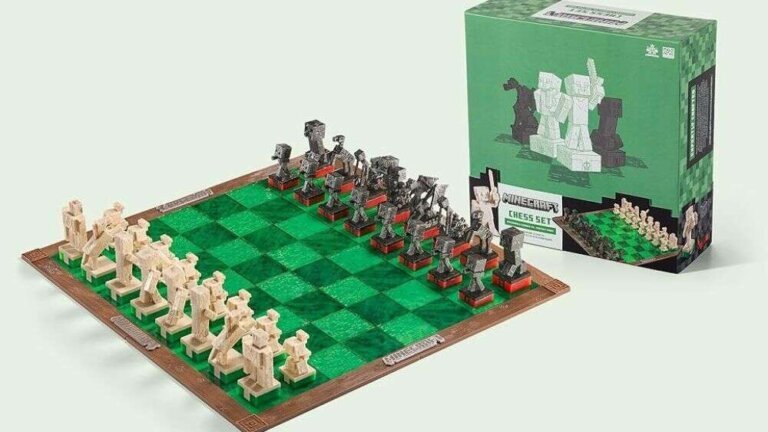 Save $10 On This Premium Minecraft Chess Set