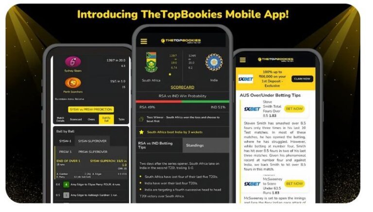 TheTopBookies Launches Android App with Sports Insights and Match Analysis