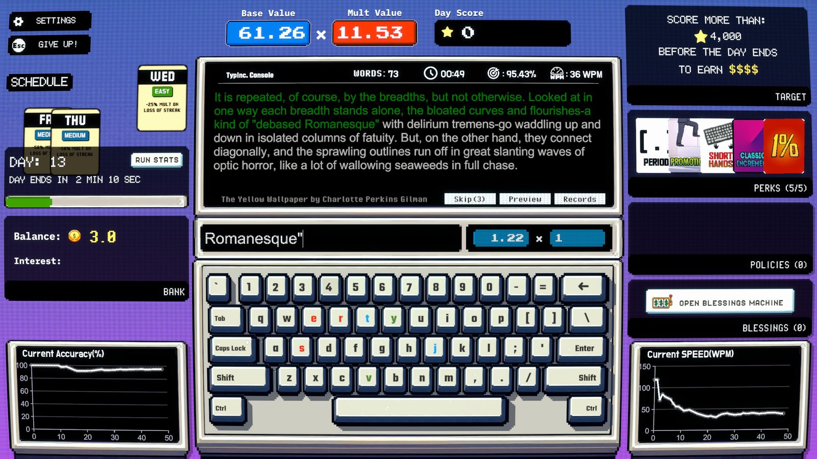 This new 'roguelike deckbuilding typing game' is like Mavis Beacon Teaches Balatro, and I'm here for it