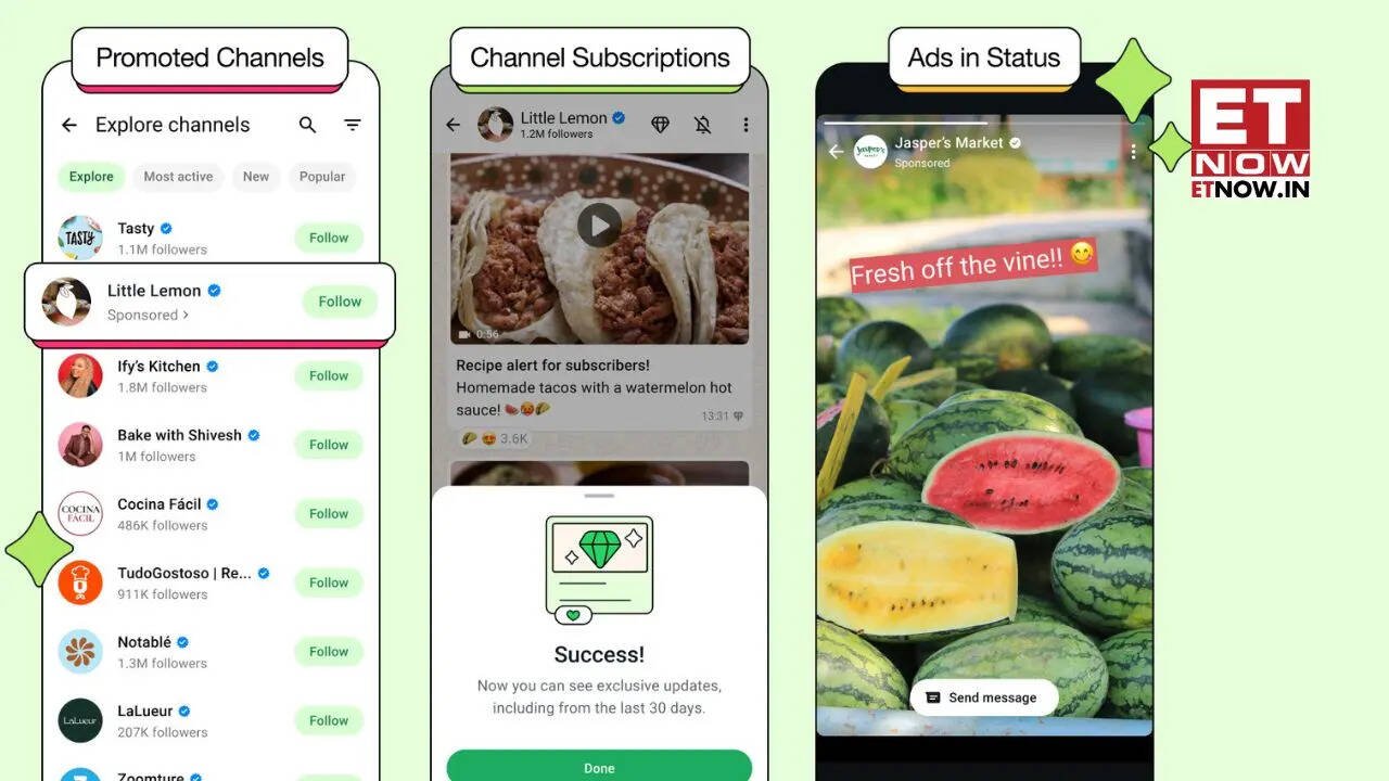 WhatsApp to start showing ads in messaging app; launches new monetisation features
